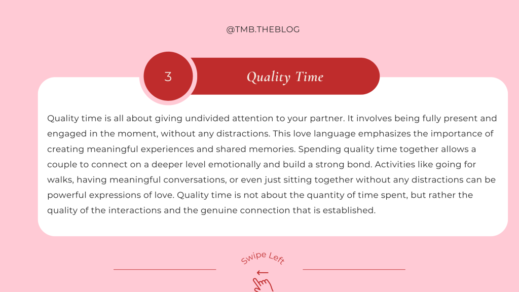 quality time love language