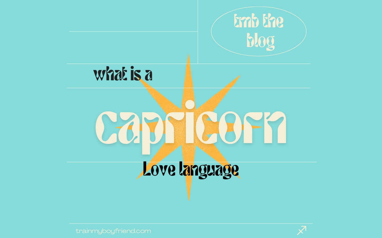 capricorn love language