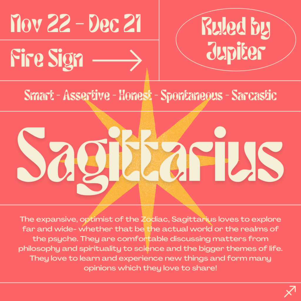 Sagittarius  Love Language